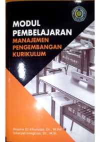 Image of Modul Pembelajaran Manajemen Pengembangan Kurikulum